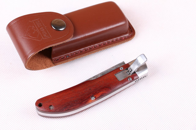 Damascus Horizontal open knife UD402053